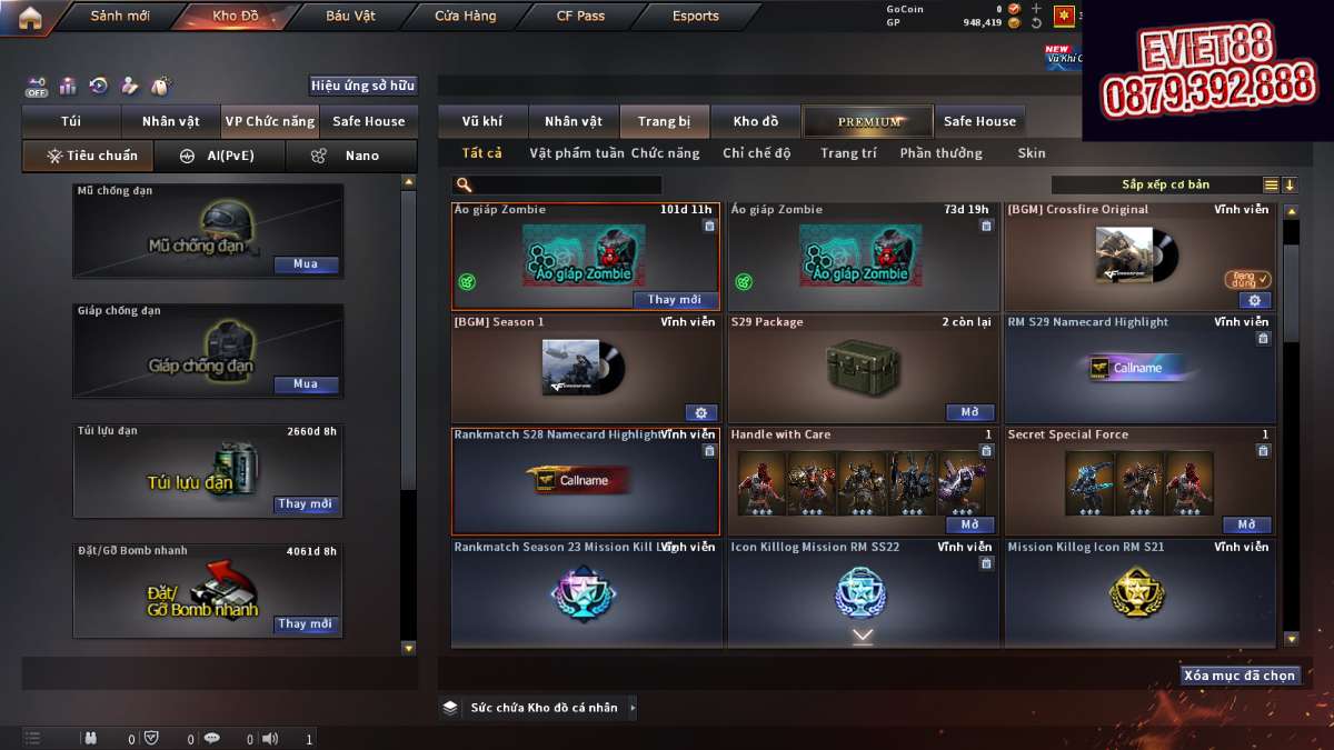 shop acc cf uy tin gia re